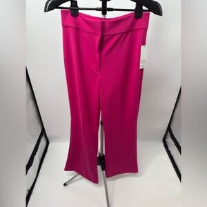 NWT - DKNY Women’s High Rise Wide Leg Wild Berry Knit Pants size 8 $89 Stretchy